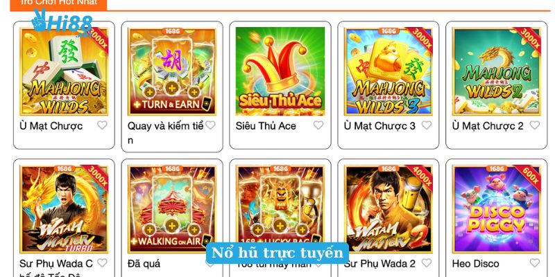 Nổ hũ trực tuyến