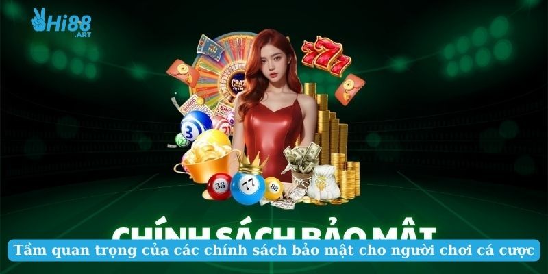 Tầm quan trọng của các chính sách bảo mật cho người chơi cá cược